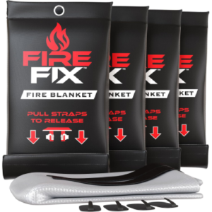 Fire Fix Emergency Fire Blanket for Home & Kitchen